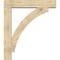 Ekena Millwork Thorton Block Rough Sawn Bracket w/ Offset Brace, Douglas Fir, 8"W x 42"D x 48"H BKT0806X42X48THR05RDF - alternate 2